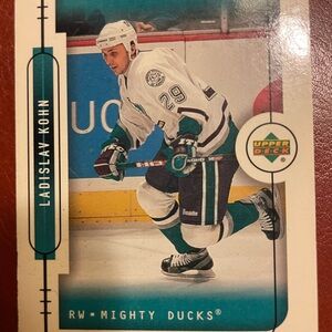 Upper Deck Hockey "Trading Card" @2000 Ladislav Kohn, Mighty Ducks of Anaheim